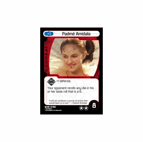 Star Wars Pocketmodel Ground Assault Padme Amidala Card
