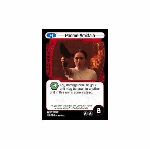 Star Wars Pocketmodel Ground Assault Padme Amidala Card