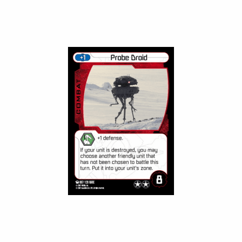 Star Wars Pocketmodel Ground Assault Probe Droid Card
