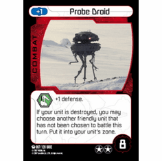 Star Wars Pocketmodel Ground Assault Probe Droid Card