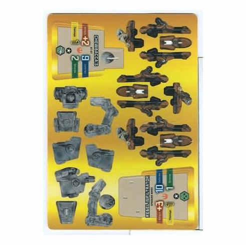 Star Wars Pocketmodel Ground Assault Rare Ship Card #26