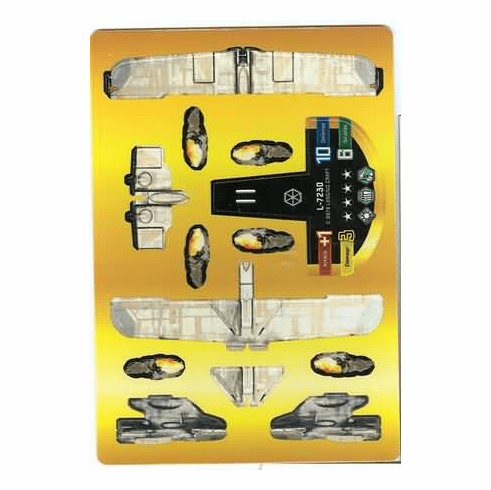 Star Wars Pocketmodel Ground Assault Rare Ship Card #34