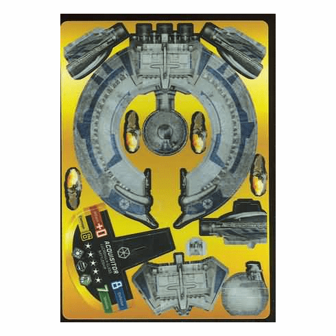 Star Wars Pocketmodel Ground Assault Rare Ship Card #36