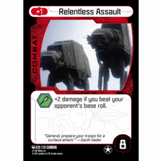 Star Wars Pocketmodel Ground Assault Relentless Assault Card