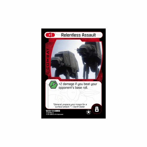 Star Wars Pocketmodel Ground Assault Relentless Assault Card