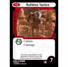 Star Wars Pocketmodel Ground Assault Ruthless Tactics Card