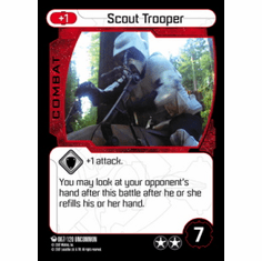 Star Wars Pocketmodel Ground Assault Scout Trooper Card