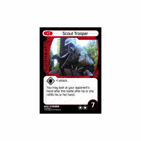 Star Wars Pocketmodel Ground Assault Scout Trooper Card