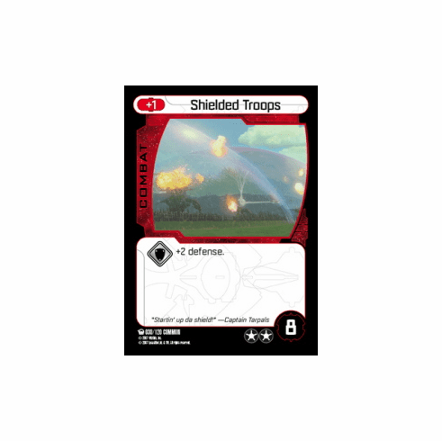 Star Wars Pocketmodel Ground Assault Shielded Troops Card