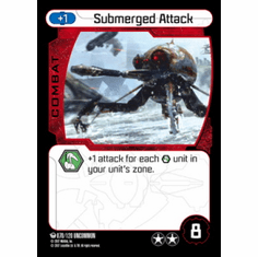 Star Wars Pocketmodel Ground Assault Submerged Attack Card
