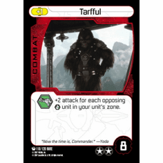 Star Wars Pocketmodel Ground Assault Tarfful Card