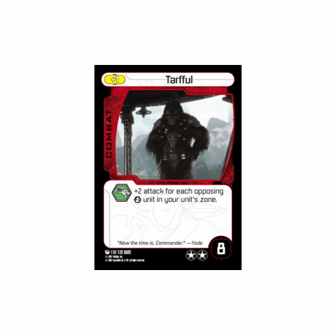 Star Wars Pocketmodel Ground Assault Tarfful Card