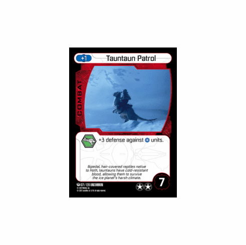 Star Wars Pocketmodel Ground Assault Tauntaun Patrol Card