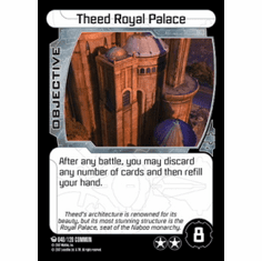 Star Wars Pocketmodel Ground Assault Theed Royal Palace Card