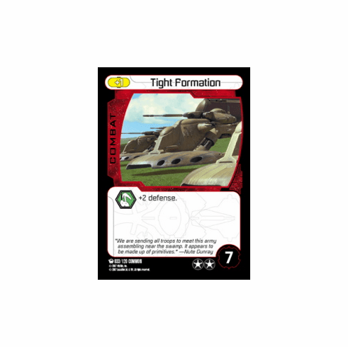 Star Wars Pocketmodel Ground Assault Tight Formation Card