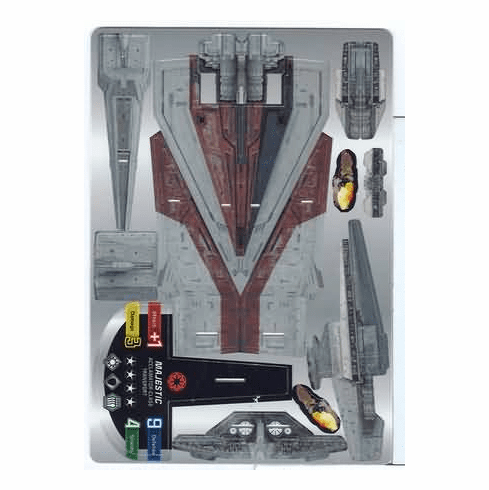 Star Wars Pocketmodel Ground Assault Uncommon Ship Card #21