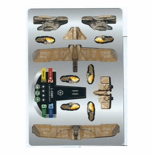 Star Wars Pocketmodel Ground Assault Uncommon Ship Card #23