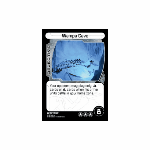 Star Wars Pocketmodel Ground Assault Wampa Cave Card