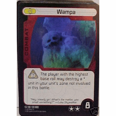 Star Wars Pocketmodel Ground Assault Wampa Promo Foil Card