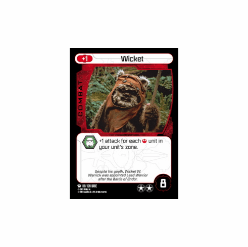 Star Wars Pocketmodel Ground Assault Wicket Card