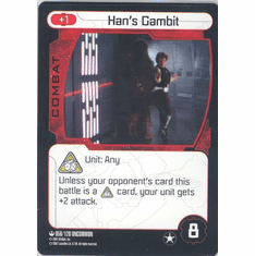 Star Wars Pocketmodel Han's Gambit Card