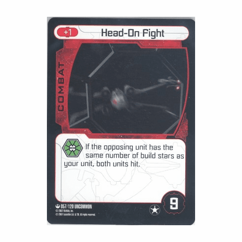 Star Wars Pocketmodel Head-On Fight Card