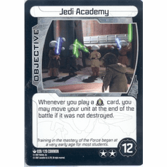 Star Wars Pocketmodel Jedi Academy Card