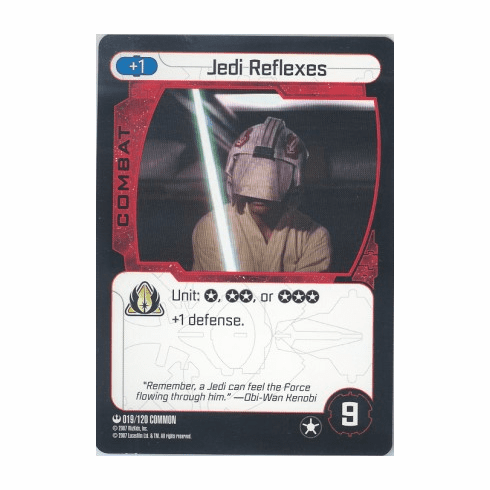 Star Wars Pocketmodel Jedi Reflexes Card