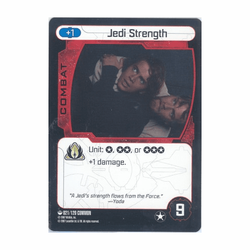 Star Wars Pocketmodel Jedi Strength Card