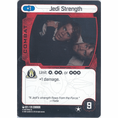 Star Wars Pocketmodel Jedi Strength Card