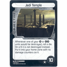 Star Wars Pocketmodel Jedi Temple Card