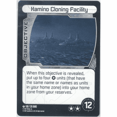 Star Wars Pocketmodel Kamino Cloning Facility Card