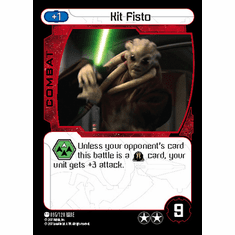 Star Wars Pocketmodel Kit Fisto Card
