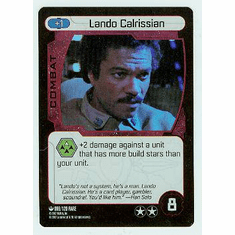 Star Wars Pocketmodel Lando Calrissian Alternate Foil Card