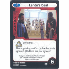 Star Wars Pocketmodel Lando's Deal Card