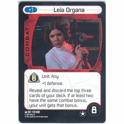 Star Wars Pocketmodel Leia Organa Card