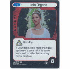 Star Wars Pocketmodel Leia Organa Foil Card