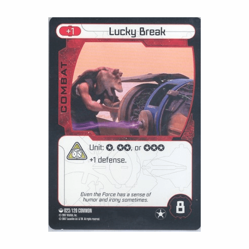 Star Wars Pocketmodel Lucky Break Card