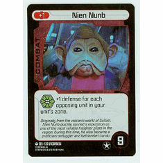 Star Wars Pocketmodel Nien Nunb Alternate Foil Card