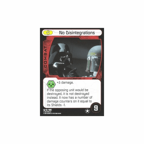 Star Wars Pocketmodel No Disintegrations Card