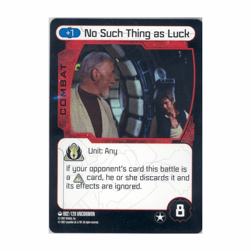 Star Wars Pocketmodel No Such Thing As Luck Card