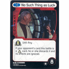 Star Wars Pocketmodel No Such Thing As Luck Card