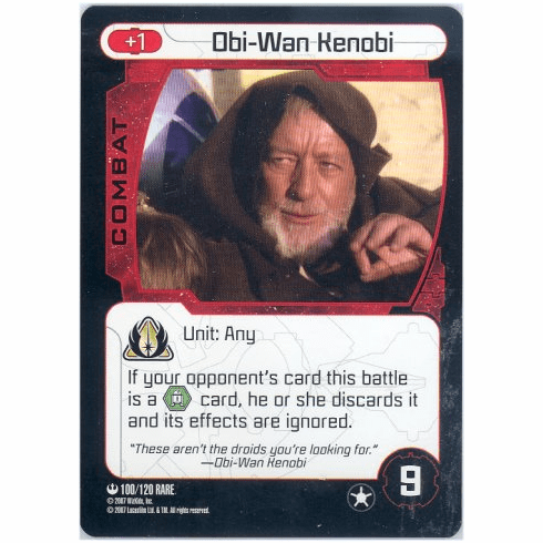 Star Wars Pocketmodel Obi-Wan Kenobi Card