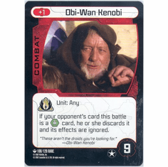 Star Wars Pocketmodel Obi-Wan Kenobi Card