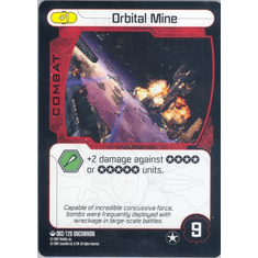 Star Wars Pocketmodel Orbital Mine Card