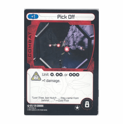 Star Wars Pocketmodel Pick Off Card