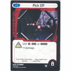 Star Wars Pocketmodel Pick Off Card