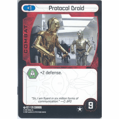 Star Wars Pocketmodel Protocol Droid Card
