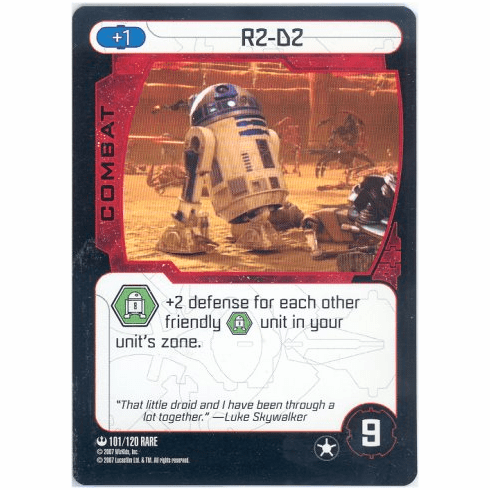 Star Wars Pocketmodel R2-D2 Card