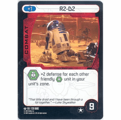 Star Wars Pocketmodel R2-D2 Card